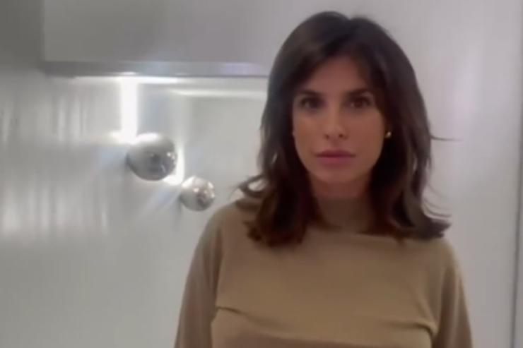 Elisabetta Canalis nuovo look taglio