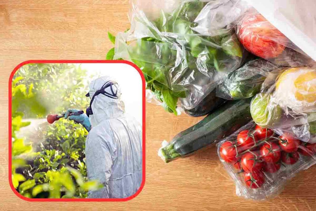Verdure confezionate e pesticidi