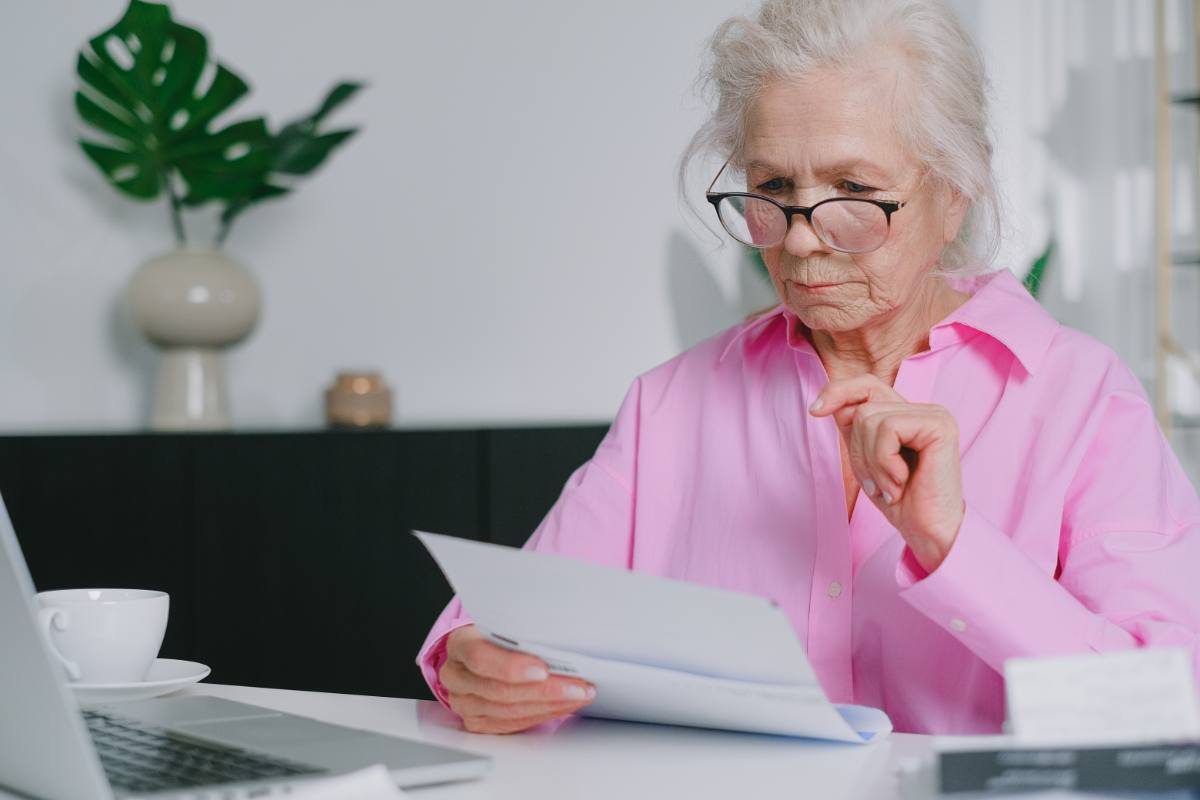 Donna pensionata